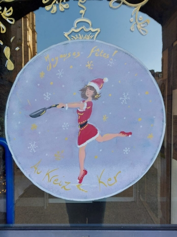 vitrine noël tréguier Trégor Goëlo