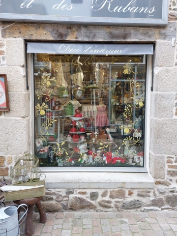 décoration vitrine noël paimpol trégor goëlo