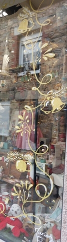 décoration vitrine noël paimpol trégor goëlo