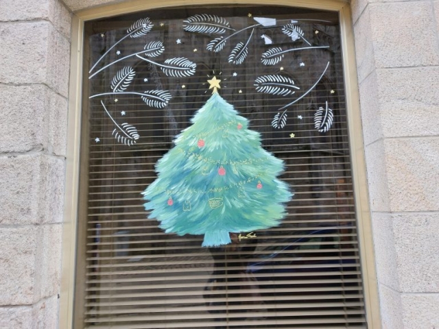 vitrine noël sapin tréguierTrégor Goëlo